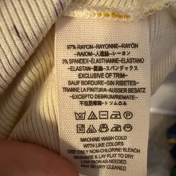 Free People Floral Ruched V Neck Midi Dress Yellow Purple XS - Picture 4 of 5